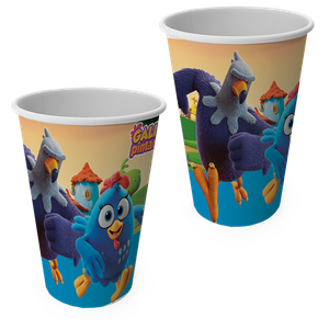 COPO PAPEL 200ML GALINHA PINTADINHA O FILME