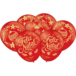 BALÃO ESPECIAL VERMELHO NATAL CLÁSSICO