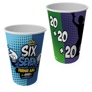 COPO PAPEL 200ML SIX SEVEN