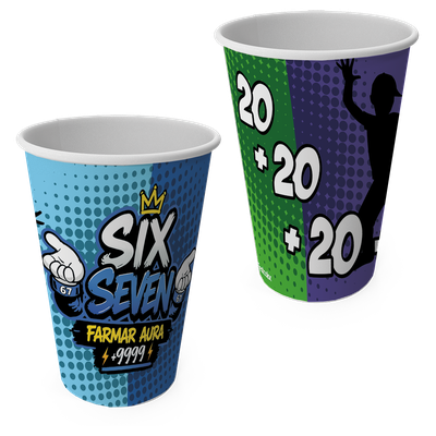 Produto Festcolor - COPO PAPEL 200ML SIX SEVEN