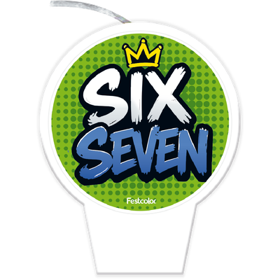 Produto Festcolor - VELA PLANA SIX SEVEN