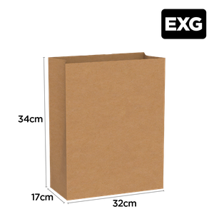 SACO SOS KRAFT EXG 34X32X17 LISO