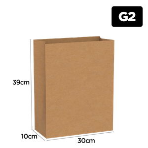 SACO SOS KRAFT G2 39X30X10 LISO