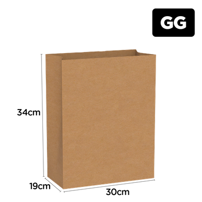 Produto Festcolor - SACO SOS KRAFT GG 34X30X19 LISO