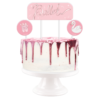 Produto Festcolor - KIT FESTA BAILARINA TOPO DE BOLO