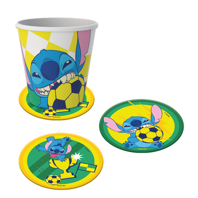 Produto Festcolor - PORTA COPOS STITCH NA COPA