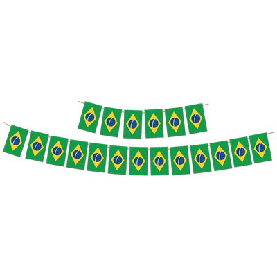 Produto Festcolor - FAIXA DECORATIVA BANDEIRAS DO BRASIL COPA 2026