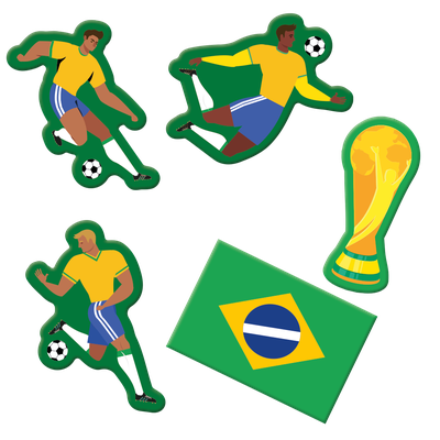 Produto Festcolor - MINI PERSONAGENS DECORATIVOS COPA 2026