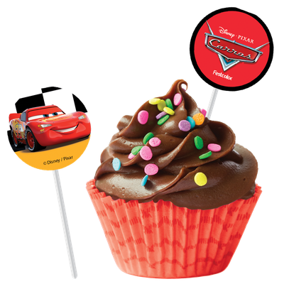 Produto Festcolor - BANDEIRINHA PARA DOCINHOS CARROS