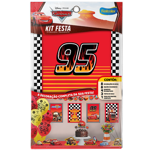 KIT FESTA 24 PECAS CARROS