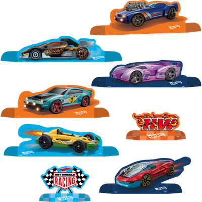 Produto Festcolor - DECORAÇÃO DE MESA HOT WHEELS ESPECIAL