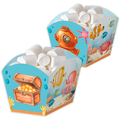 Produto Festcolor - CACHEPOT MEDIO FUNDO DO MAR ESPECIAL