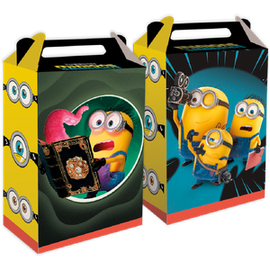 CAIXA SURPRESA  MINIONS E MONSTROS