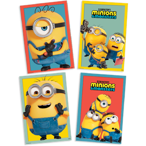 QUADROS DECORATIVOS  MINIONS E MONSTROS