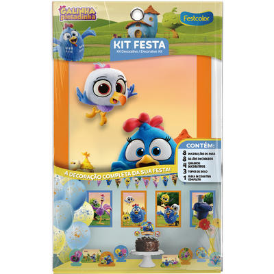 Produto Festcolor - KIT FESTA 24 PECAS GALINHA PINTADINHA O FILME