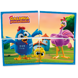 PAINEL 4 PARTES GALINHA PINTADINHA O FILME