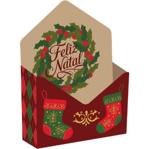 CESTA ENVELOPE P NATAL CLÁSSICO
