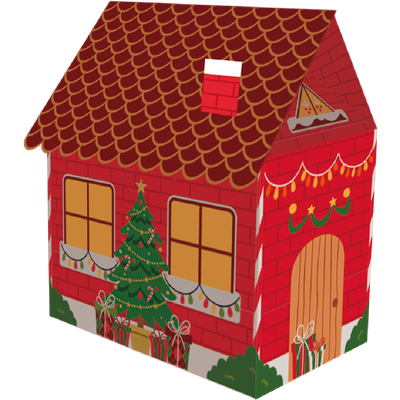 Produto Festcolor - CAIXA CASINHA NATAL CLÁSSICO
