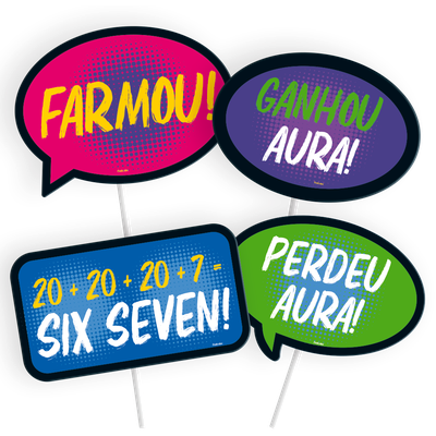 Produto Festcolor - PLACAS DIVERTIDAS SIX SEVEN