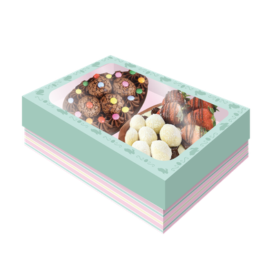 Produto Festcolor - CAIXA 2 OVOS TAMPA COM VISOR P PÁSCOA CANDY TIFFANY