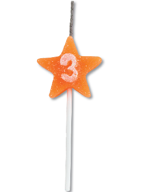 VELA STAR CITRUS LARANJA N 3 10X01