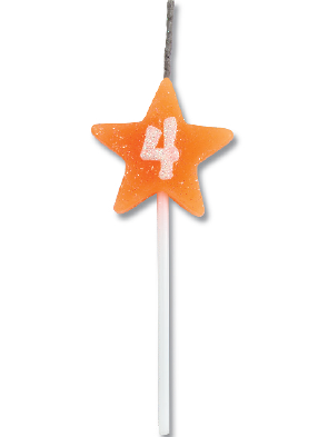 VELA STAR CITRUS LARANJA N 4 10X01