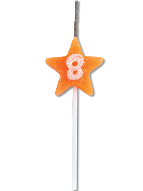 VELA STAR CITRUS LARANJA N 8 10X01