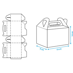 CAIXA PARA KIT LANCHES