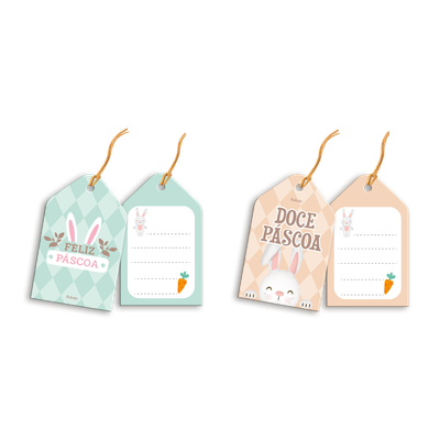 Produto Festcolor - TAGS FELIZ PÁSCOA