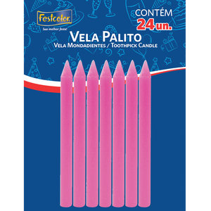 VELA PALITO ROSA