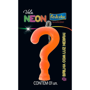 VELAS NEON LARANJA ?