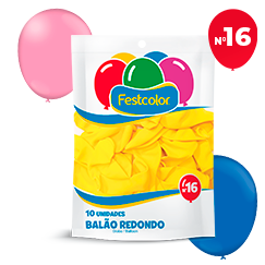 BALÕES LISOS 16"