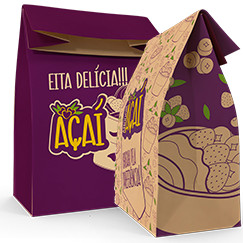 EMBALAGENS PARA AÇAÍ
