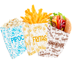 SACOS FOOD SERVICE ESTAMPADOS