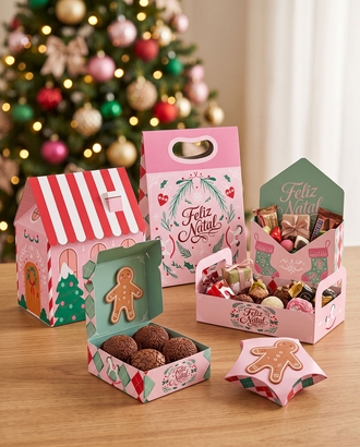 Inspiração NATAL CLÁSSICO ROSA — 3