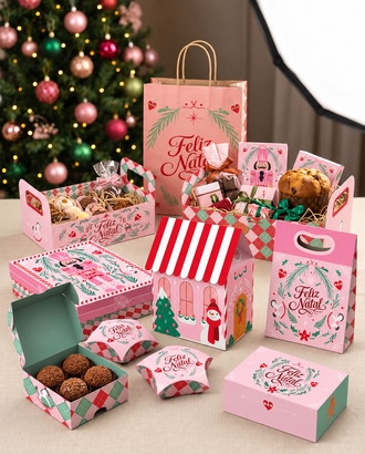 Inspiração NATAL CLÁSSICO ROSA — 5