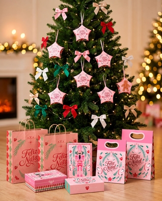 Inspiração NATAL CLÁSSICO ROSA — 6
