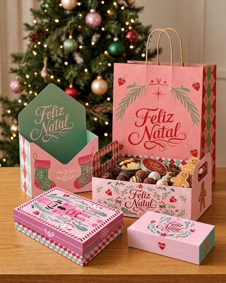 Inspiração NATAL CLÁSSICO ROSA — 8
