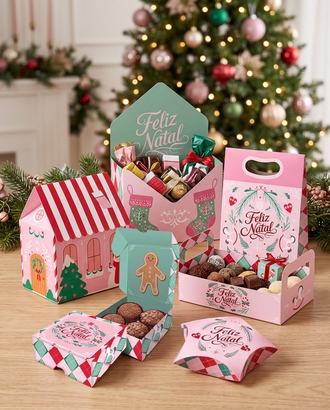 Inspiração NATAL CLÁSSICO ROSA — 10