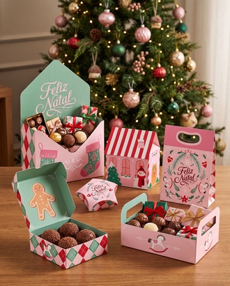 Inspiração NATAL CLÁSSICO ROSA — 13