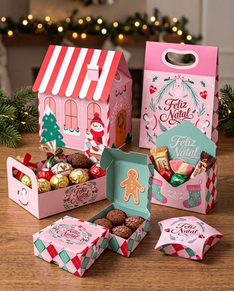 Inspiração NATAL CLÁSSICO ROSA — 14