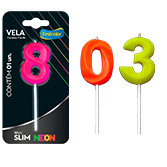 VELAS MINI SLIM NEON